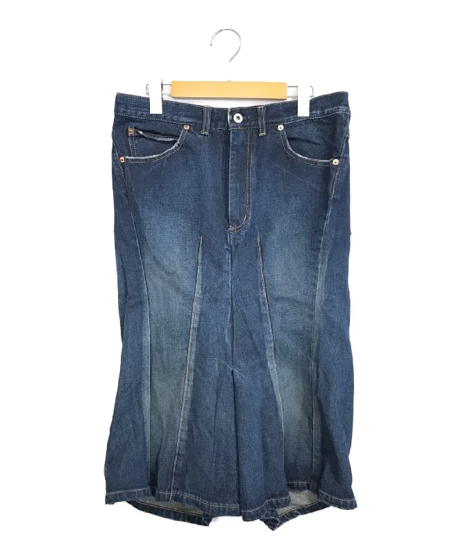 Denim dress with front slit maxi--What is best near to sale look jeans-[Pre-owned] JUNYA WATANABE COMME des GARCONS Denim sarouel pants JZ-S203