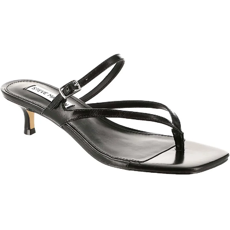 Steve Madden Womens Leather Cushioned Footbed Pumps---Comfortable Leather Pumps for Office and Everyday Wear