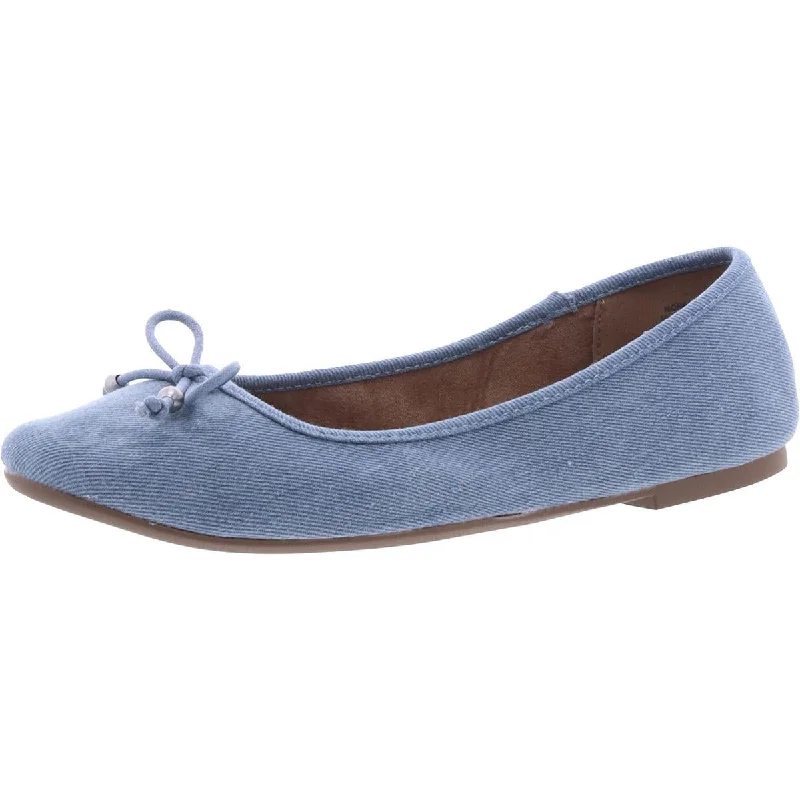 Stylish Slip-On Pumps for Quick Elegance---Style & Co. Womens Bow Slip On Ballet Flats