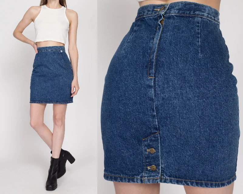 Women's denim skirts with frayed hem for casual looks -XS 80s Guess Jean Mini Pencil Skirt 25" Women's denim skirts with frayed hem for casual looks -XS 80s Guess Jean Mini Pencil Skirt 25"