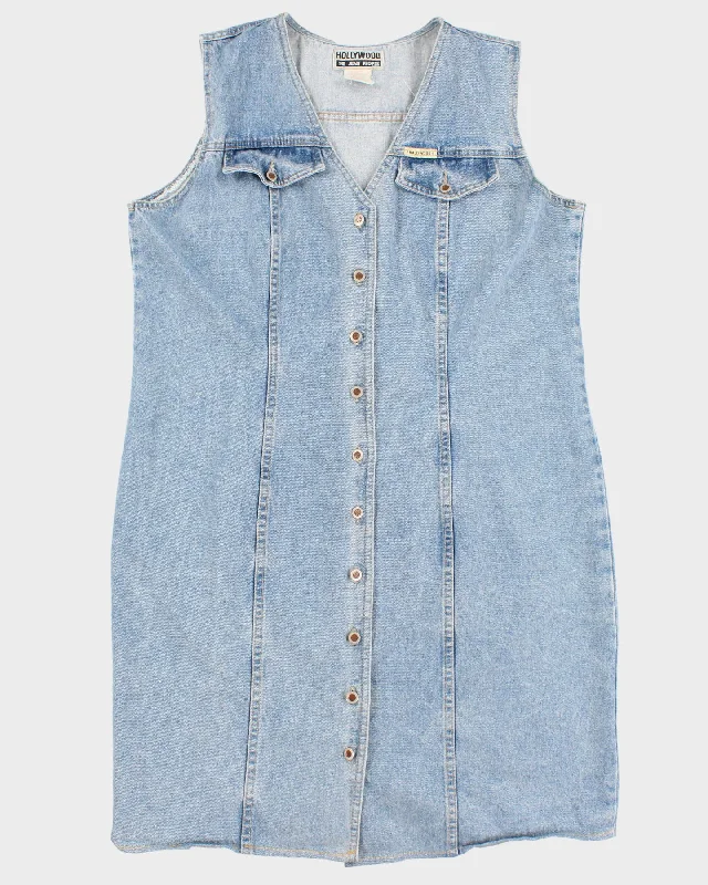 Best denim dresses for sensitive skin--Vintage 90s Hollywood The Jean People Denim Dress - XL Best denim dresses for sensitive skin--Vintage 90s Hollywood The Jean People Denim Dress - XL